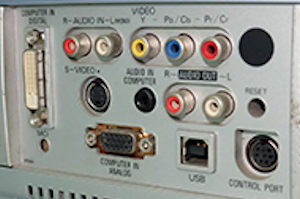 PLC-SU25 Projectors  connections
