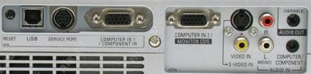 PLC-SU70 Projectors  connections