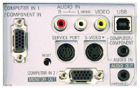 PLC-XU48 Projectors  connections