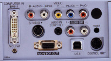 PLC-XU33 Projectors  connections