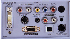 PLC-XU37 Projectors  connections