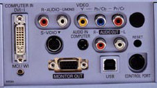 PLC-XU45 Projectors  connections