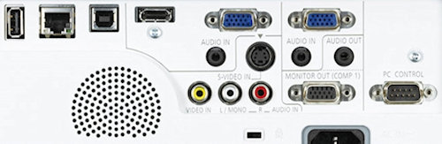M260w Projectors  connections