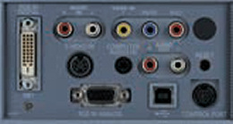LV-7345 Projectors multimedia connections