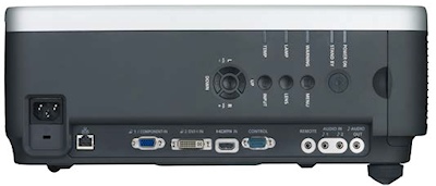 SX6000 Projectors  connections