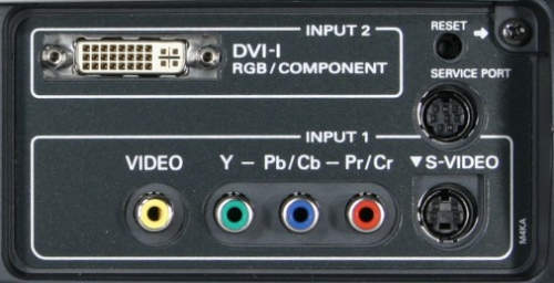 PLV-Z2 Projectors widescreen 16:9 connections
