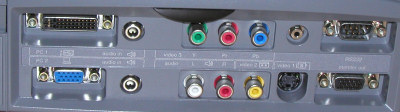 LS110 Projectors  connections