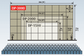 DP 3000 Projectors  connections
