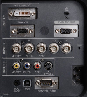 PLC-XP100L Projectors  connections