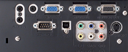 PJ760 Projectors  connections