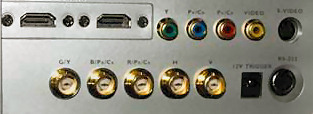 W5000 Projectors  connections