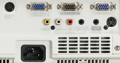 PLC-XU105 Projectors  connections