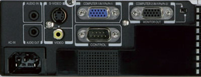 TLP-X150 Projectors  connections