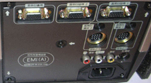 LP-SV1 Projectors  connections