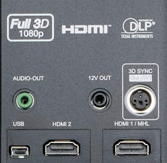 DH1009 Projectors  connections