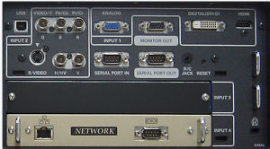 PDG-DHT100L Projectors  connections