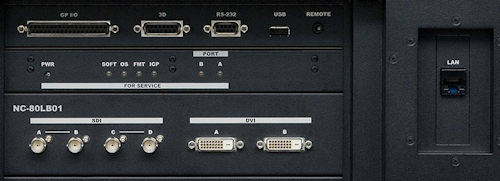 NC1200c Projectors  connections