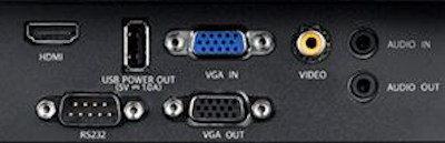 X400lve Projectors  connections