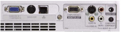 PLC-WXE45 Projectors  connections