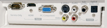 EMP-W5d Projectors  connections