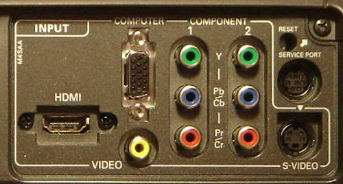 PLV-Z3 Projectors home cinema connections