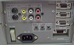 CP-L750 Projectors svga connections